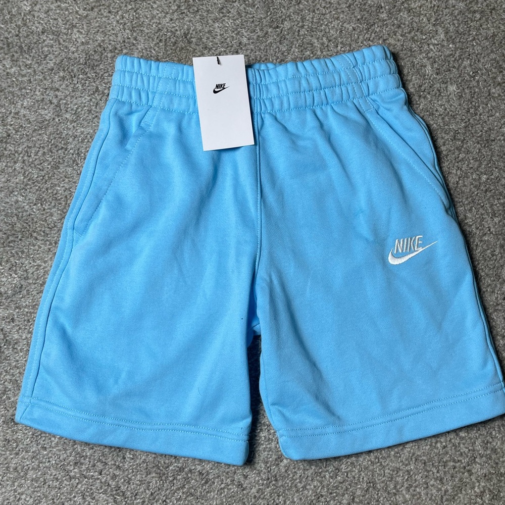 Nike Kids Light Blue Athletic Shorts